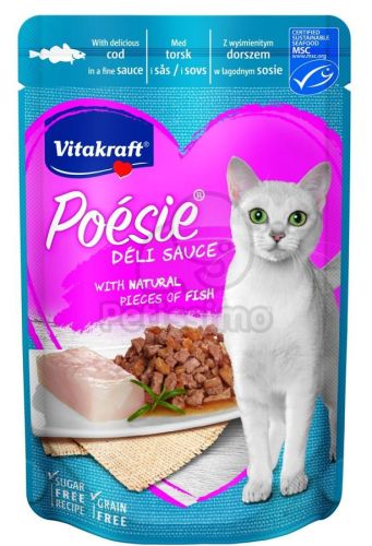 Vitakraft Poésie Déli Sauce macskáknak - tőkehal  85 g
