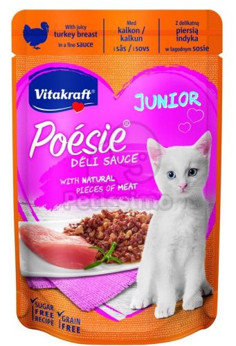Vitakraft Poésie Déli Sauce Junior macskáknak - pulyka  85 g