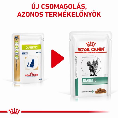 Royal Canin Feline Diabetic Wet - Alutasakos 12 x  85 g