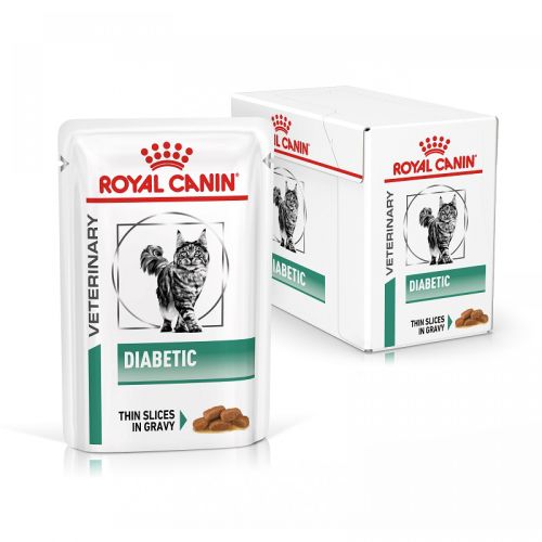 Royal Canin Feline Diabetic Wet - Alutasakos 12 x  85 g