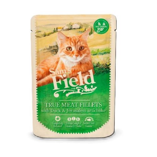 Sam's Field True Meat Fillets - Duck & Jerusalem artichoke alutasakos eledel  85 g