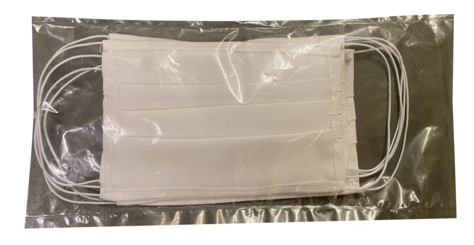 Szőtt szájmaszk - 1 rétegű (mosható) 1 db  1 csomag 