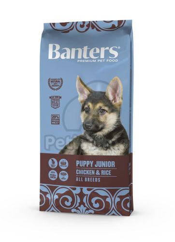Visán Banters Dog Puppy & Junior Chicken & Rice  15 kg