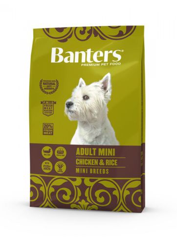 Visán Banters Dog Adult Mini Chicken & Rice  8 kg