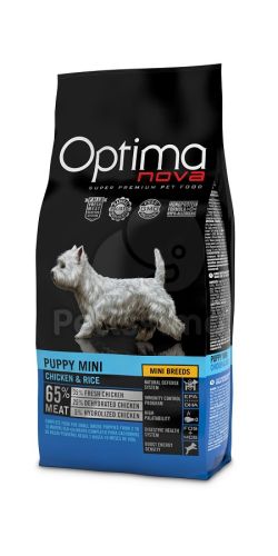 Visán Optimanova Dog Puppy Mini Chicken & Rice  2 kg