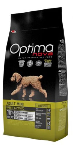 Visán Optimanova Dog Adult Mini Rabbit & Potato  800 g