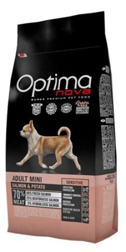 Visán Optimanova Dog Adult Mini Sensitive Salmon & Potato  800 g