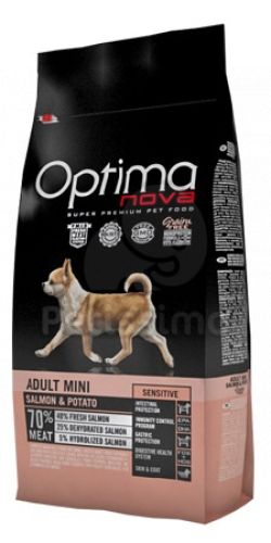 Visán Optimanova Dog Adult Mini Sensitive Salmon & Potato  2 kg