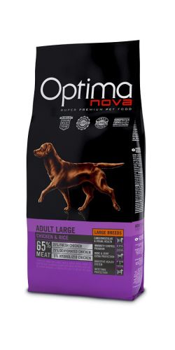 Visán Optimanova Dog Adult Large Chicken & Rice  12 kg