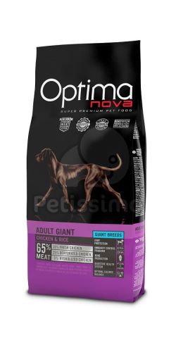 Visán Optimanova Dog Adult Giant Chicken & Rice  12 kg