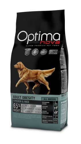 Visán Optimanova Dog Adult Obesity Chicken & Rice  2 kg