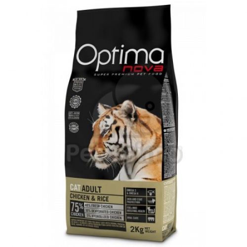 Visán Optimanova Cat Adult Chicken & Rice  2 kg