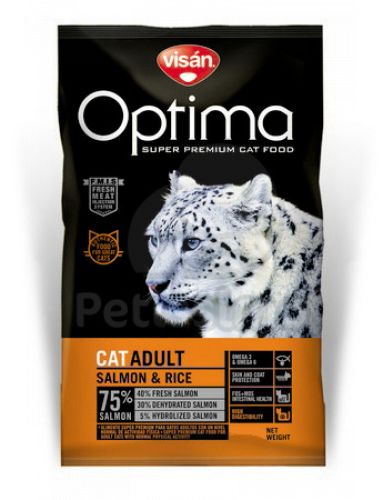 Visán Optimanova Cat Adult Salmon & Rice  2 kg