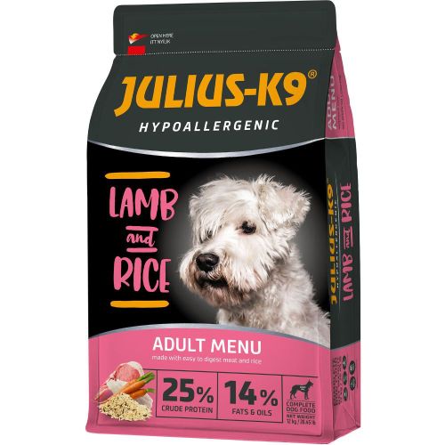 Julius-K9 Hypoallergenic Adult - Lamb & Rice  12 kg