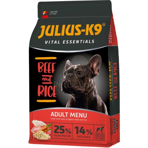 Julius-K9 Vital Essentials Adult - Beef & Rice  12 kg