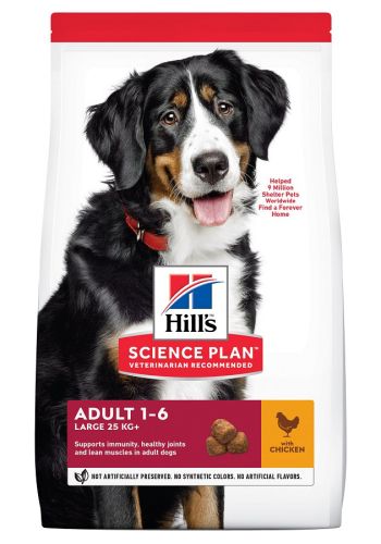 Hill's Science Plan Adult Large Breed száraz kutyatáp, csirke  14 kg