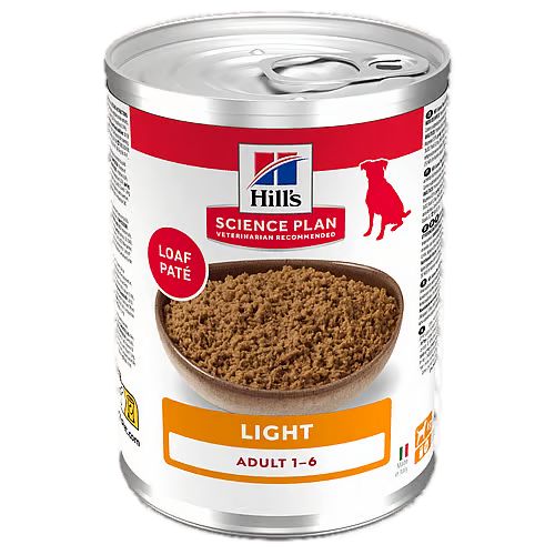 Hill's Science Plan Adult Light Original kutyatáp - konzerv  370 g