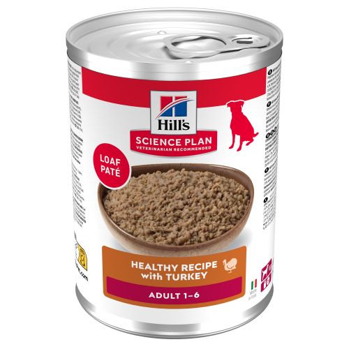 Hill's Science Plan Adult kutyatáp, pulyka - konzerv  370 g