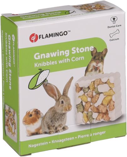 Flamingo Gnawing Stone Knibbles - kukoricás ásványi kő  1 db