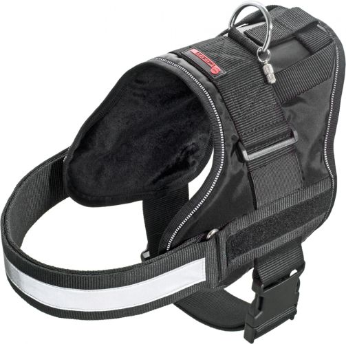 Flamingo Adventure Plus hám - fekete  80-100 cm