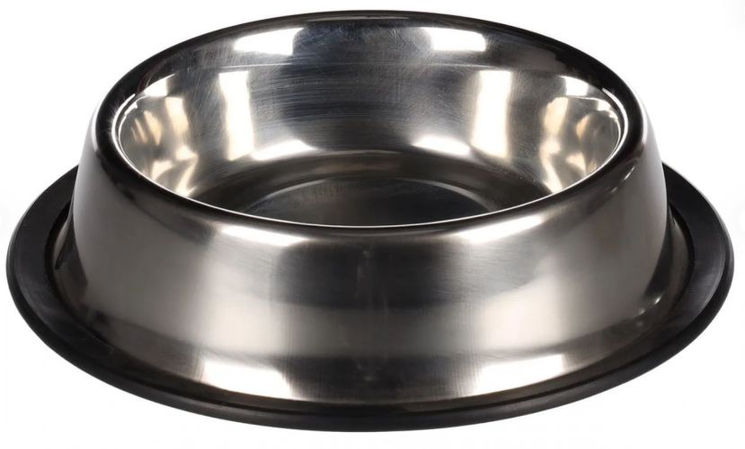 Flamingo fémtál - gumitalpas 13 cm   1 db