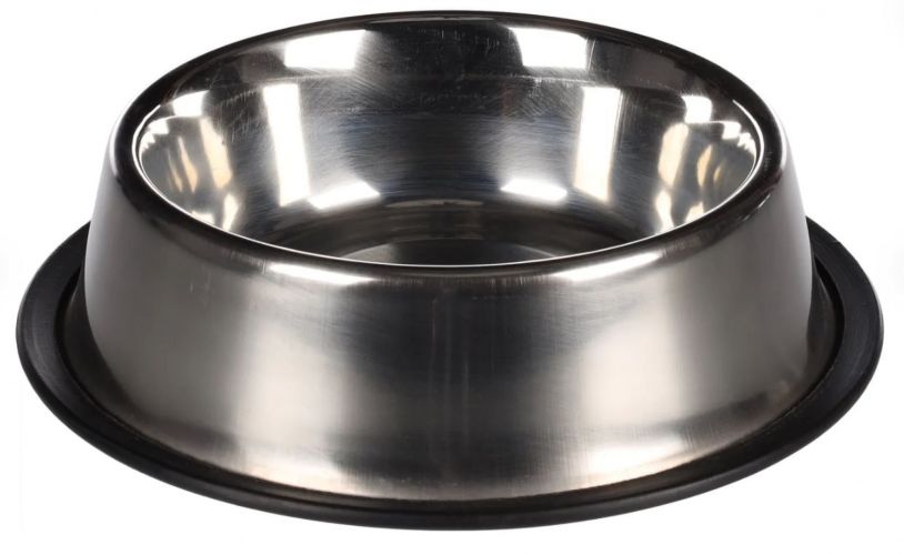 Flamingo fémtál - gumitalpas 15 cm   1 db