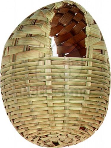 Flamingo madárfészek odúval  14x17 cm