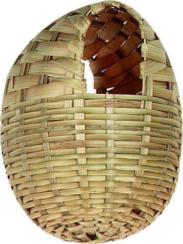 Flamingo madárfészek odúval  14x17 cm