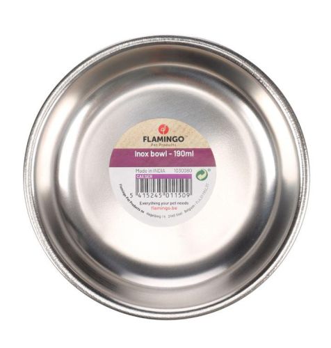 Flamingo fémtál macskáknak 12 cm / 190 ml   1 db