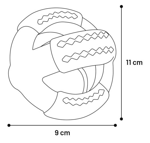 Flamingo Foam Dina Tennis - habszivacs teniszlabda  Zöld - 11 cm