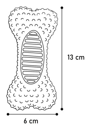 Flamingo latex csont  13 cm