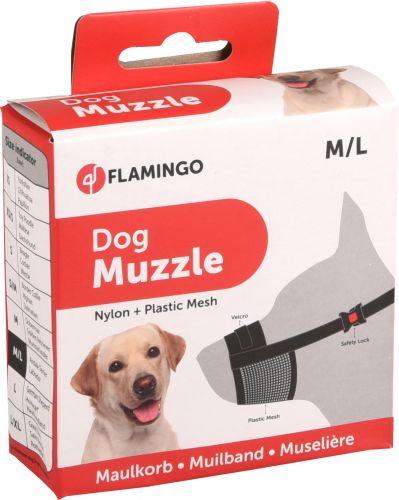 Flamingo nylon szájkosár  25-32 cm/44-74 cm