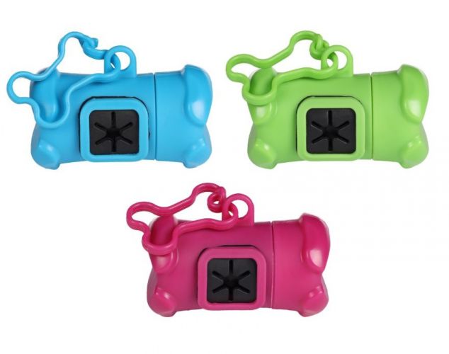 Flamingo kutyagumigyűjtő zacskó tartó - hordó  1 db