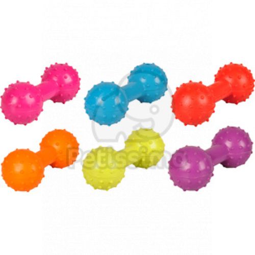 Flamingo Rubber Dumbell - gumi súlyzó csengővel  12 cm