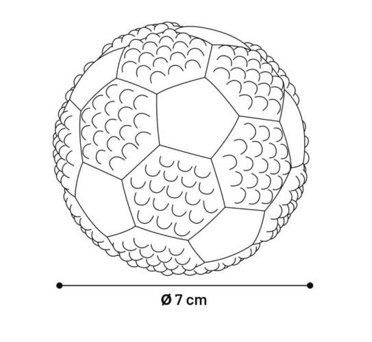 Flamingo Rubber Football - gumi focilabda  1 db