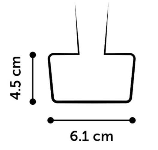Flamingo kefe  S - 6 cm x 16.5  cm