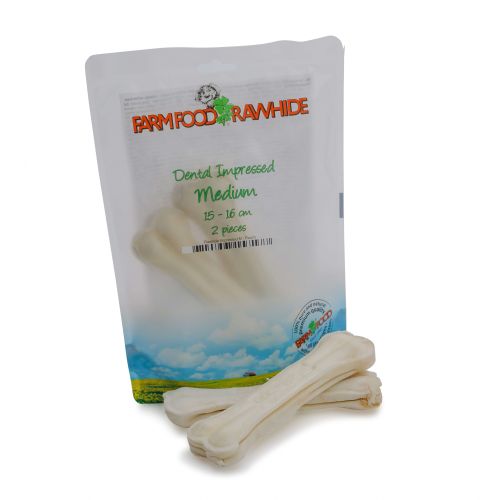 Farm Food Rawhide Dental Impressed Pouch  15-16 cm - 2 db