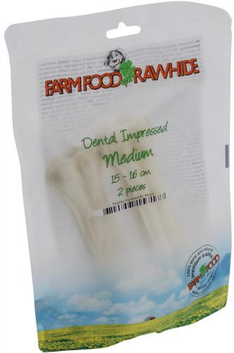 Farm Food Rawhide Dental Impressed Pouch  15-16 cm - 2 db