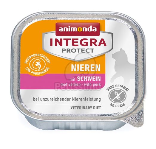 Animonda Cat Integra Protect Nieren alutálkás, sertés  100 g
