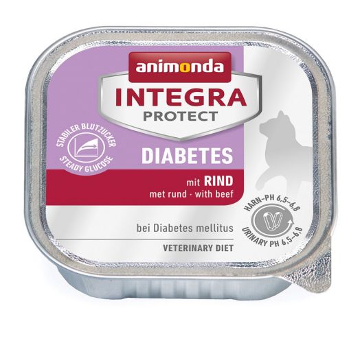 Animonda Cat Integra Protect Diabetes alutálkás, marha  100 g