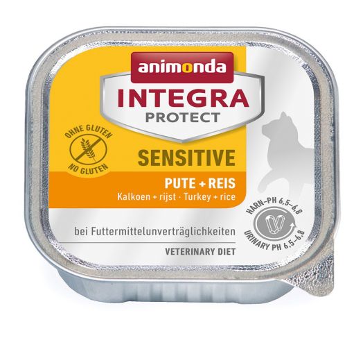 Animonda Cat Integra Protect Sensitive alutálkás, pulyka és rizs  100 g