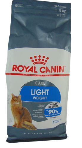 Royal Canin Light Weight Care - száraz táp felnőtt macskák részére az ideális testsúly eléréséért  1.5 kg