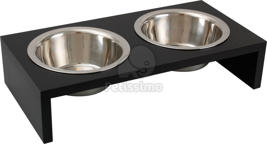 Flamingo fémtál - Kobushi Twin, fekete 2 x  220 ml