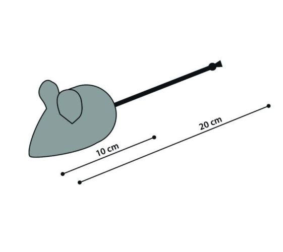 Flamingo karácsonyi macskajáték - egér  1 db
