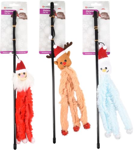 Flamingo karácsonyi macskajáték - peca  1 db