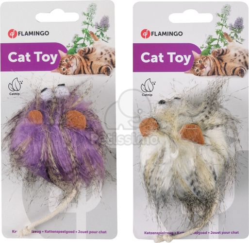 Flamingo macskamentás gyapjú játék  7 cm