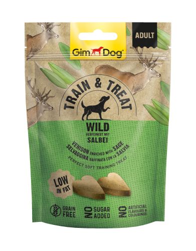 GimDog Train & Treat Wild & Salbei snack  125 g