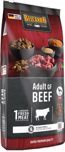 Belcando Adult Grain-Free Beef - gabonamentes száraztáp marhahússal  12.5 kg