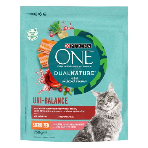 Purina ONE DualNature Cranberry lazaccal  750 g