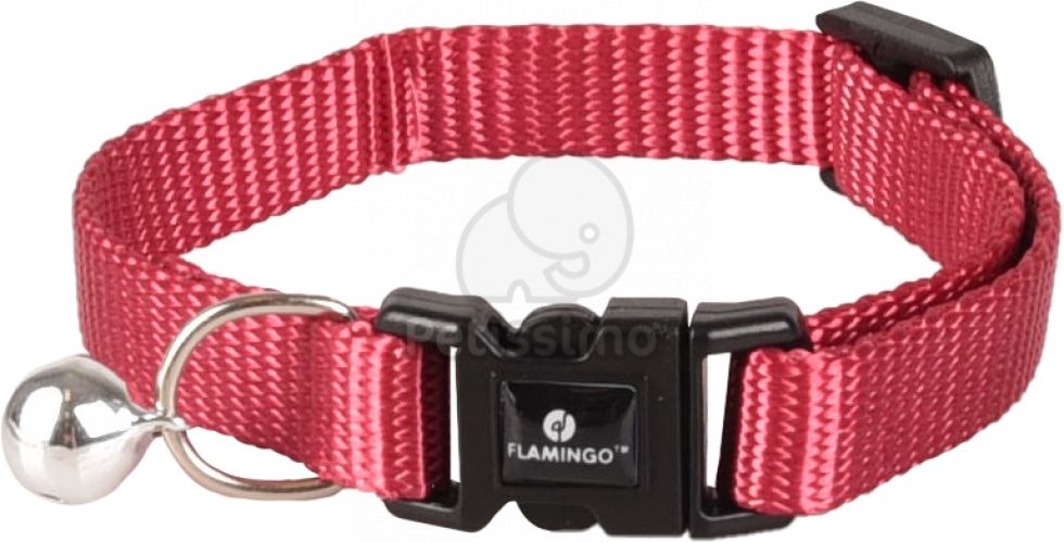 Flamingo Ziggi nyakörv kölyök macskáknak - cherry  1 db